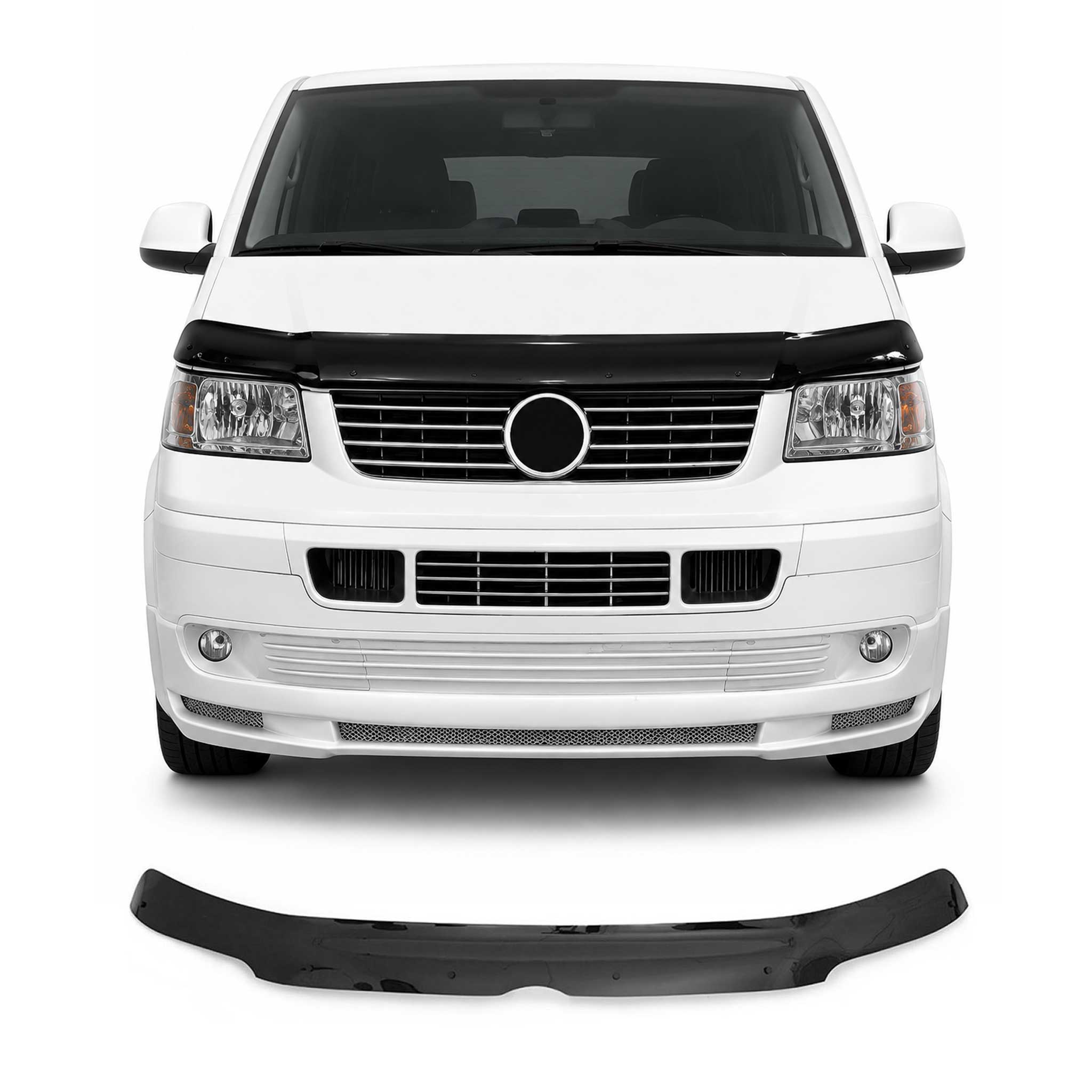 Deflecteurs d'air capot de voiture pour VW Transporter T5 2003-2009 Acrylique