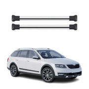 Barres de toit transversales pour Skoda Octavia III Break 2017-2019 FL Alu Gris