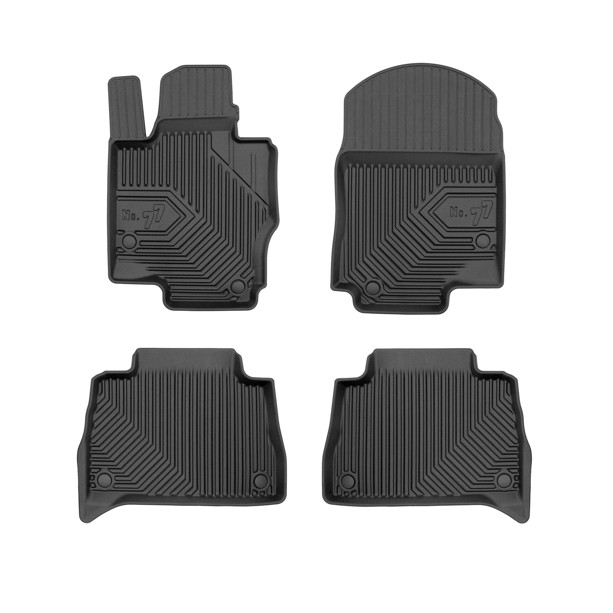 Tapis de Sol de Voiture pour Mercedes-Benz GLE C167 2019-2026 TPE Noir 3Pcs