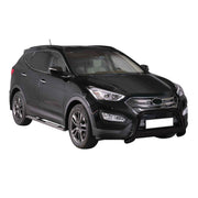 Pare-buffle Avant pour Hyundai Santa Fe 2012-2015 63 mm en Acier Noir