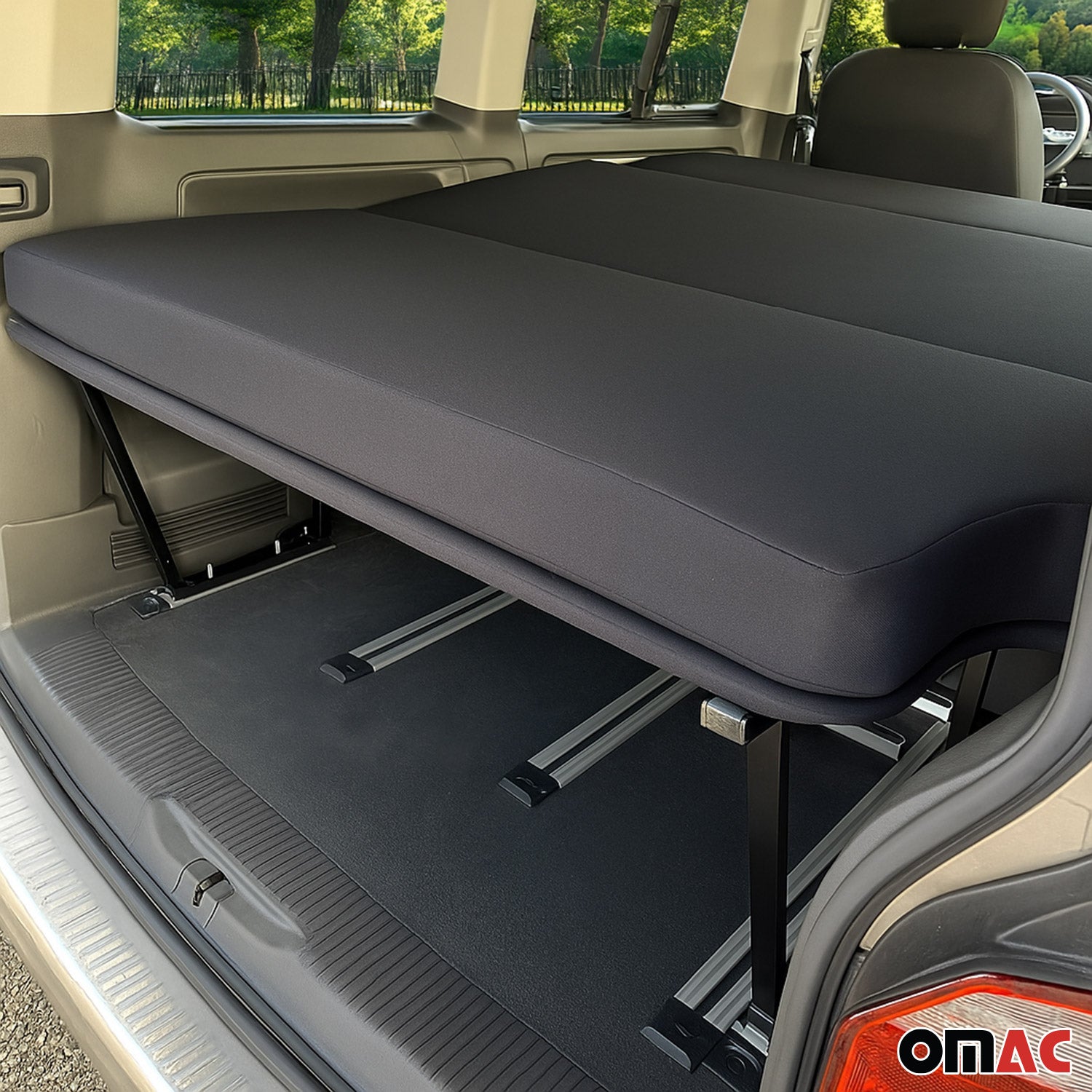 Matelas pliant pour VW T4 T5 T6 California Matelas Noir 194x114