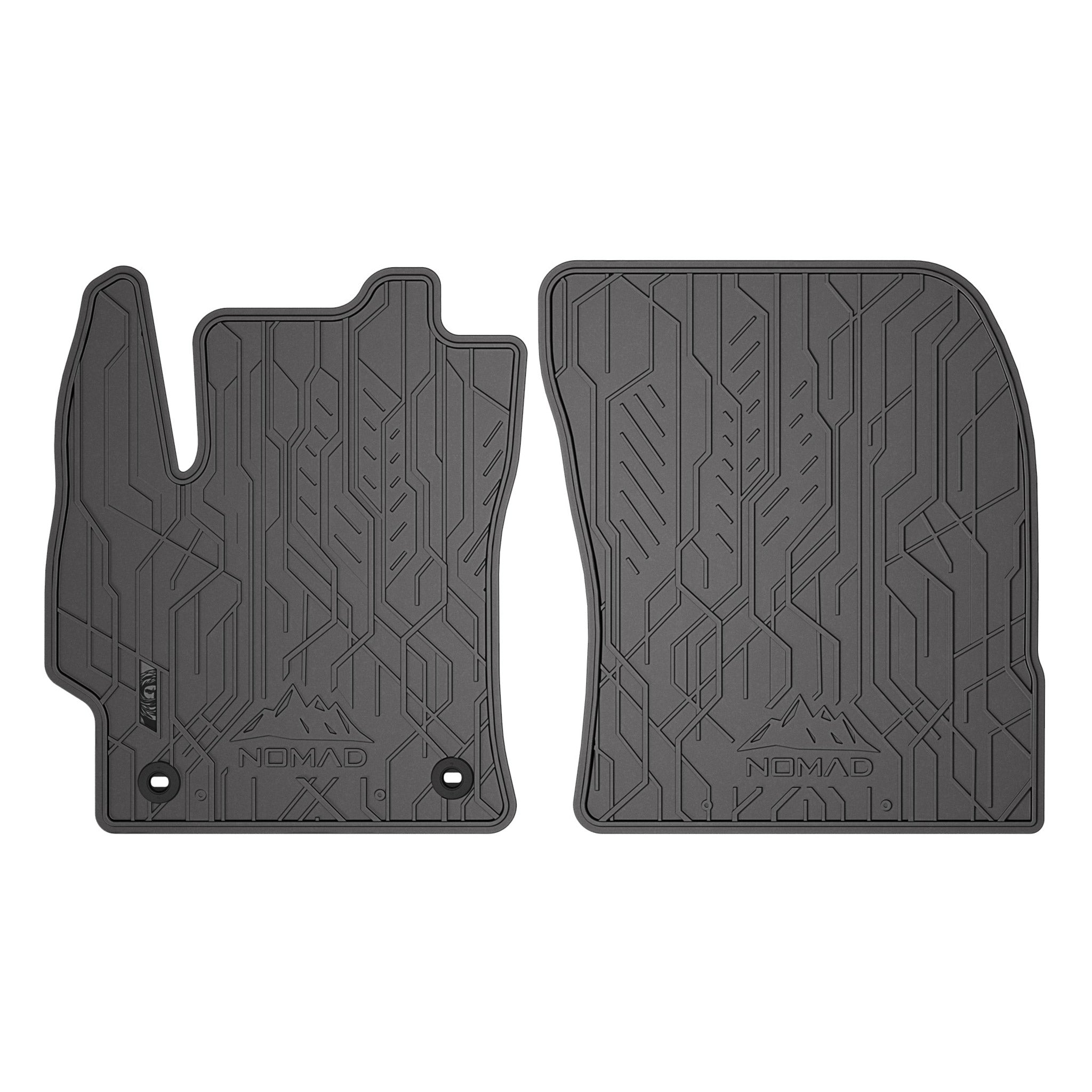 Tapis de Sol de Voiture pour Toyota Corolla 2019-2026 Caoutchouc 2Pcs Noir