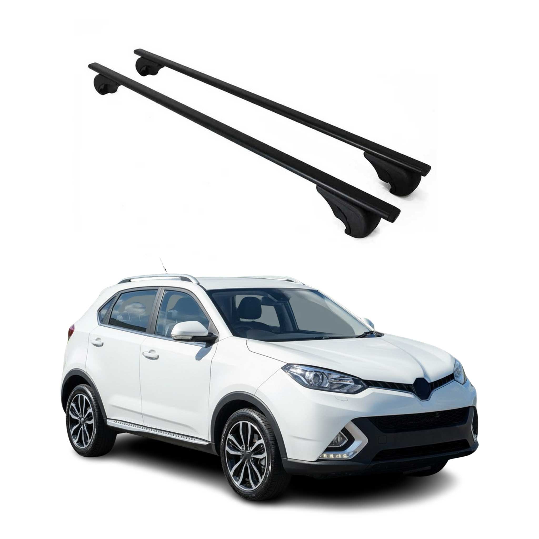 Barres de toit Transversales pour MG GS 2016-2019 Fer Noir