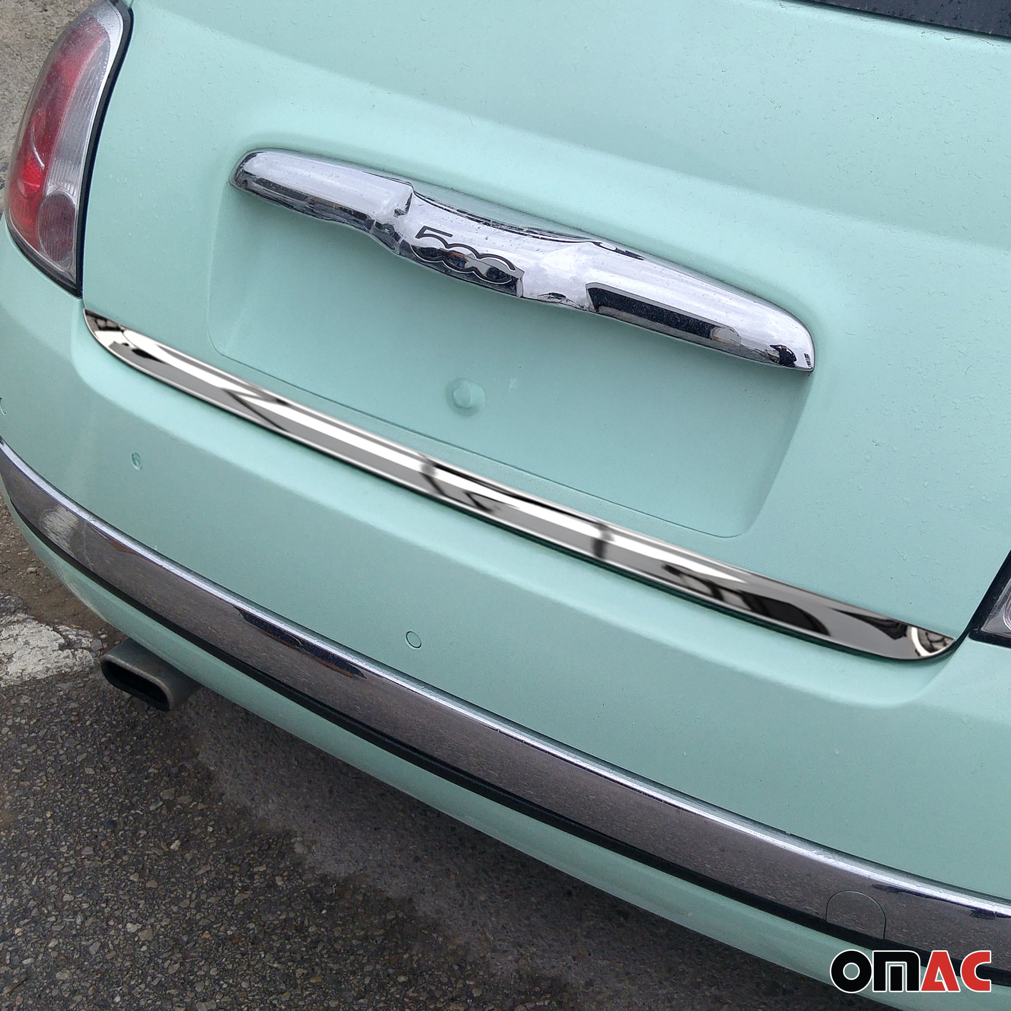 Garniture de Hayon Coffre pour Fiat 500C 2007-2015 acier inox