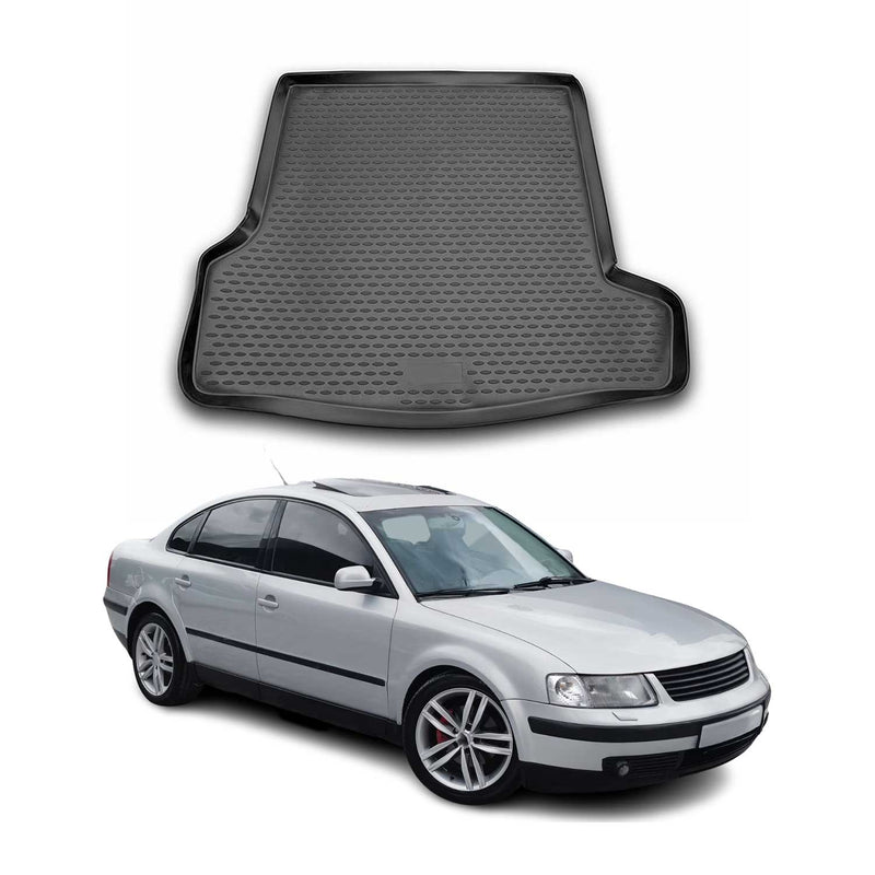 Tapis de Coffre pour VW Passat B5 1996-2005 TPE Noir