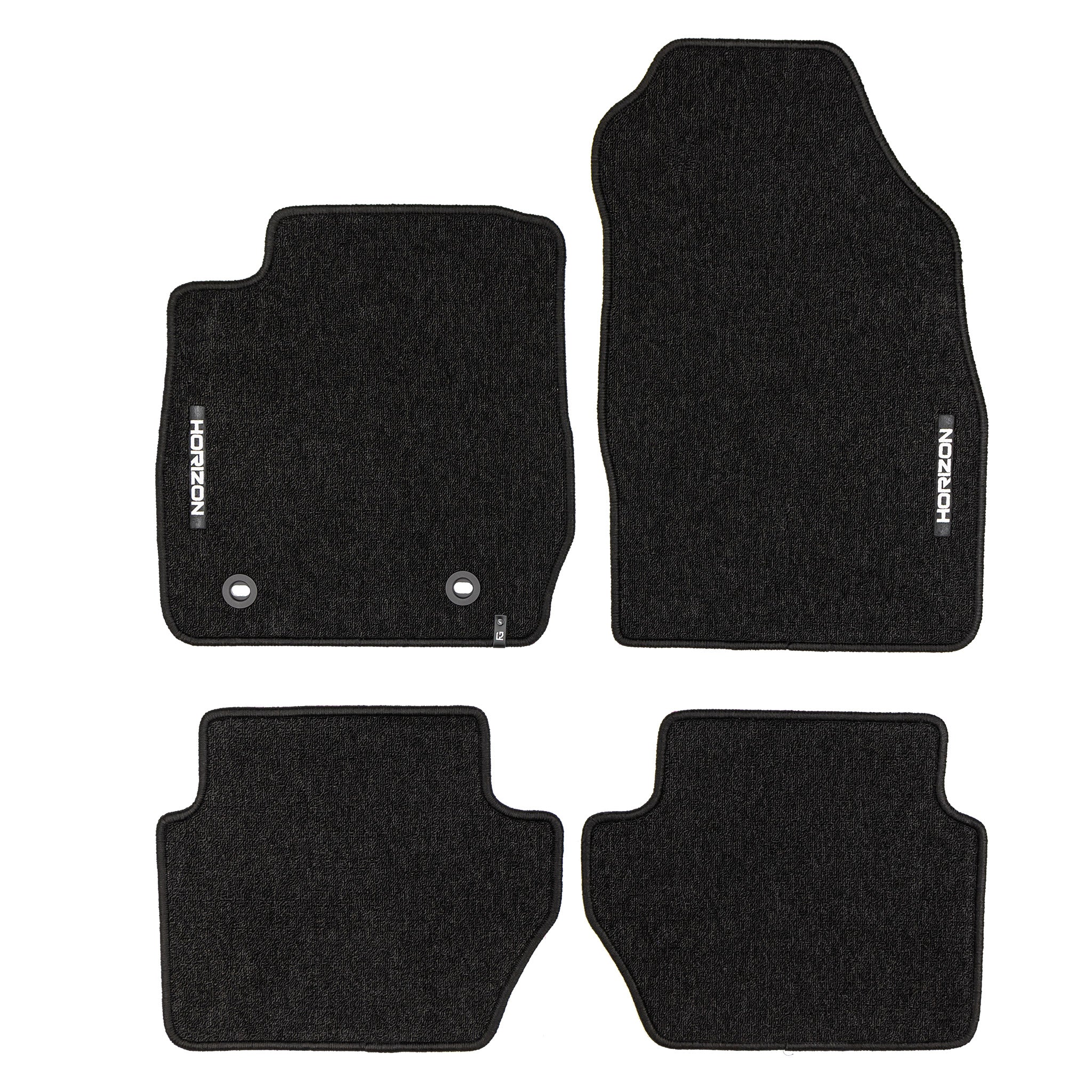 Tapis de Sol de Voiture pour Ford Fiesta mk6 2008-2017 Velours Imperméable 4Pcs
