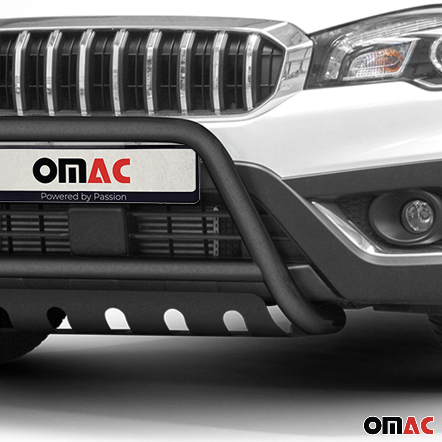 Pare-Buffle Avant Pour Suzuki SX4 S-Cross 2016-2021 en Acier Inox Noir