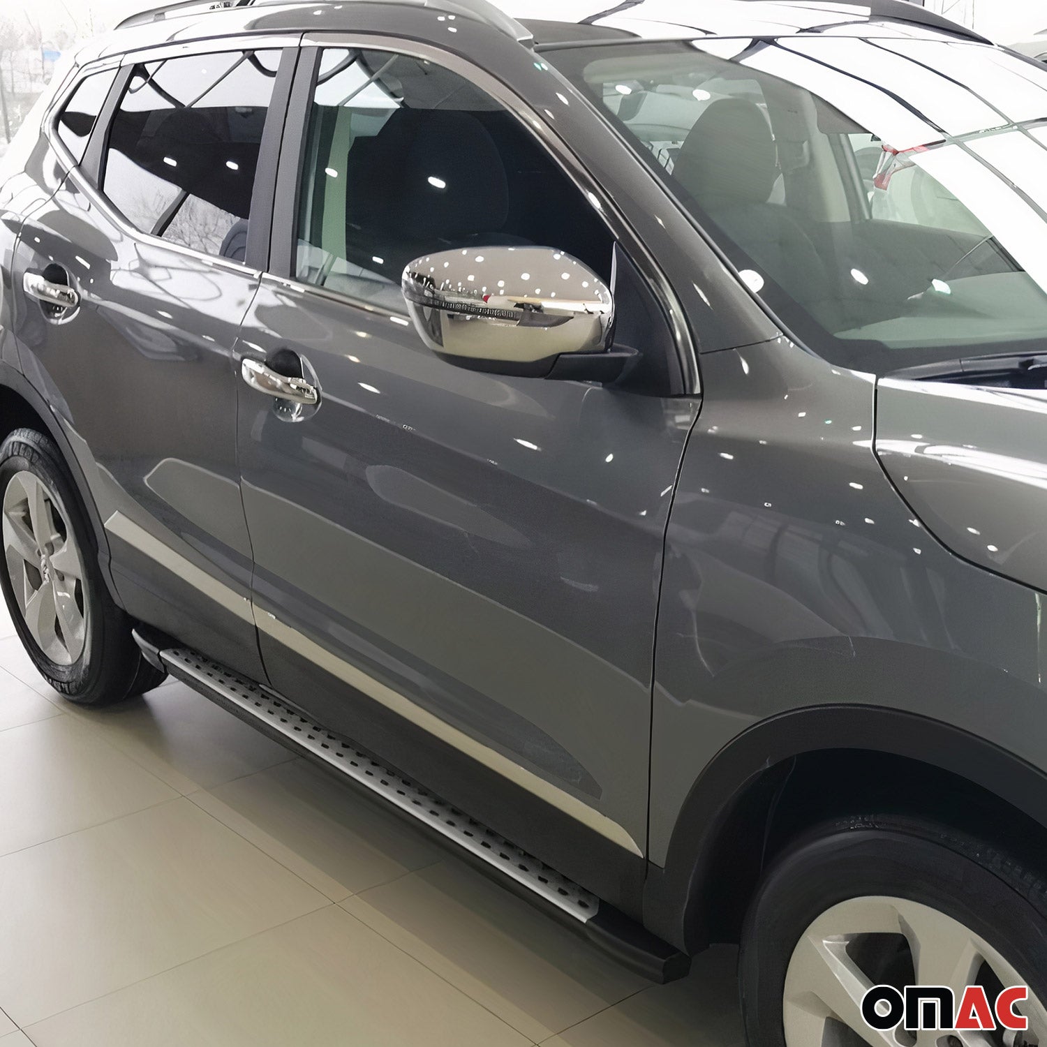 Coques de Rétroviseurs pour Nissan X-Trail T32 2014-2021 en ABS Chromé Argent
