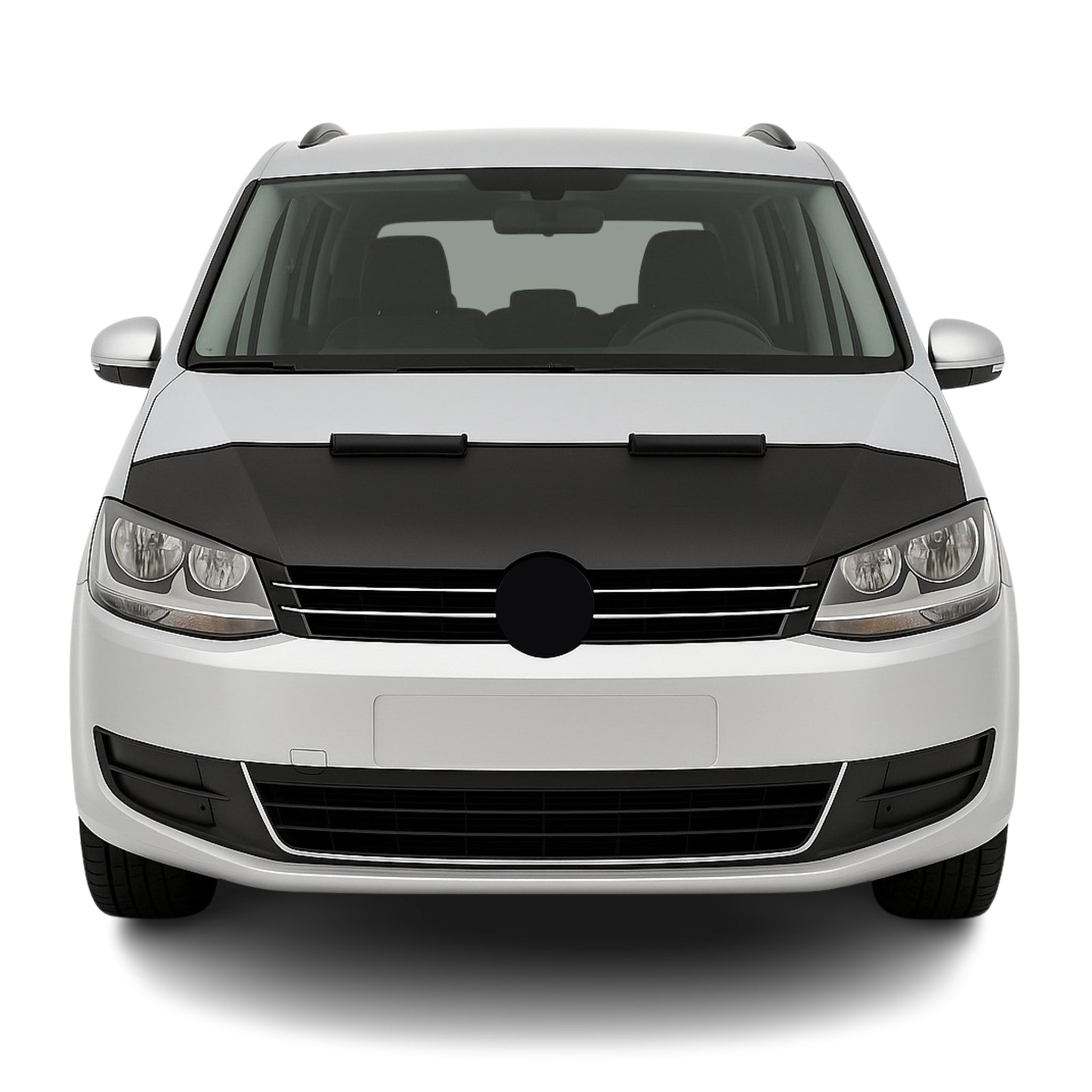 Protège Capot pour VW Sharan II 2010-2015 Pre-FL Masque de voiture vinyle Noir