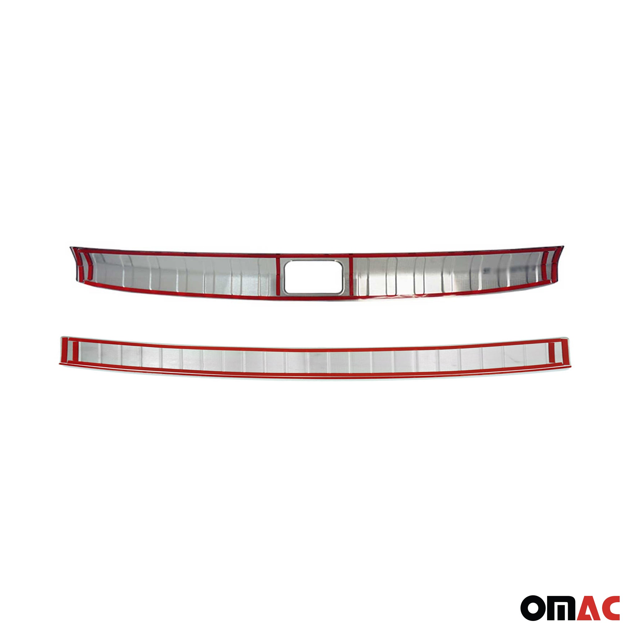 Kit Protection de Pare-Chocs arrière pour Skoda Yeti 2010-2013 Brossé inox 2Pcs