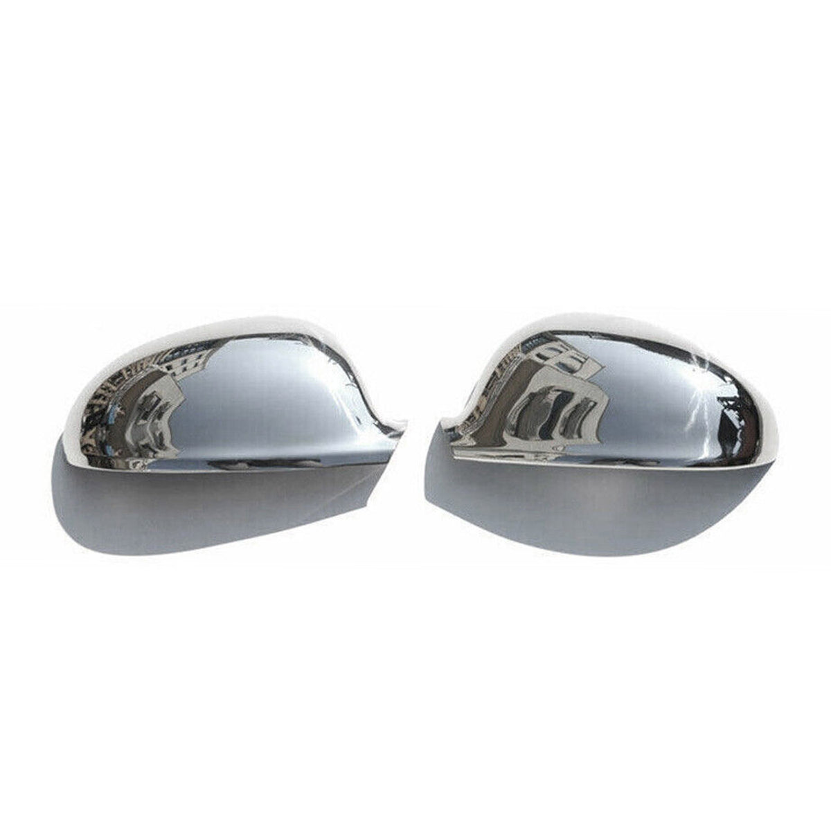 Coques de Rétroviseurs pour Seat Alhambra 2004-2010 en Acier Chromé Argent