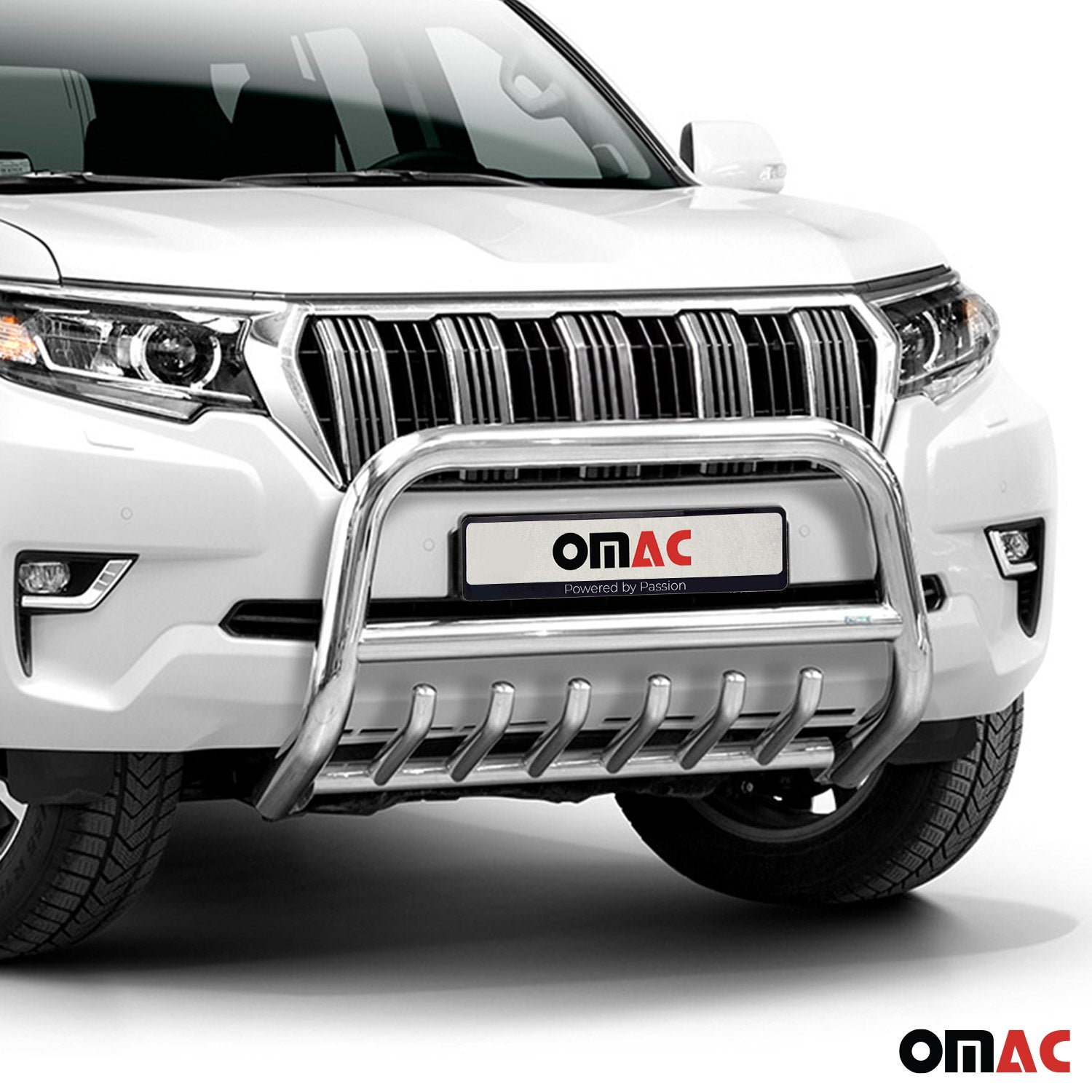 Pare-Buffle Avant Pour Toyota Land Cruiser 150 2019-2023 en Acier Inox
