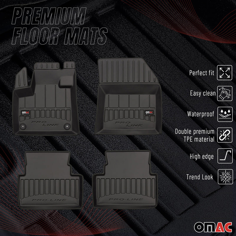 Tapis de Sol pour Citroen C5 Aircross 2018-2025 TPE Noir