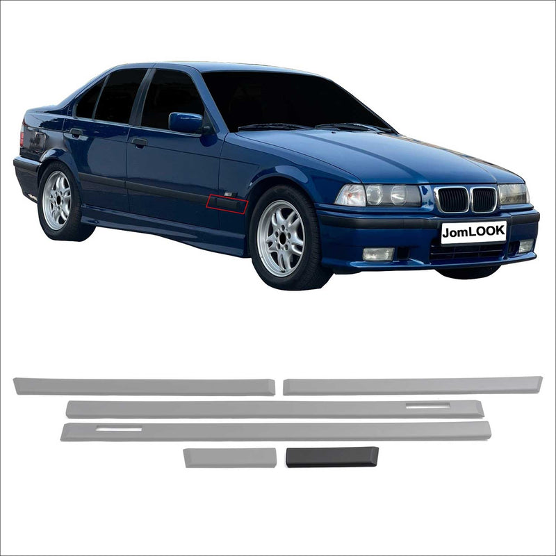Baguettes latérales Garnitures De Portière pour BMW Series 3 E36 Berline/ Break