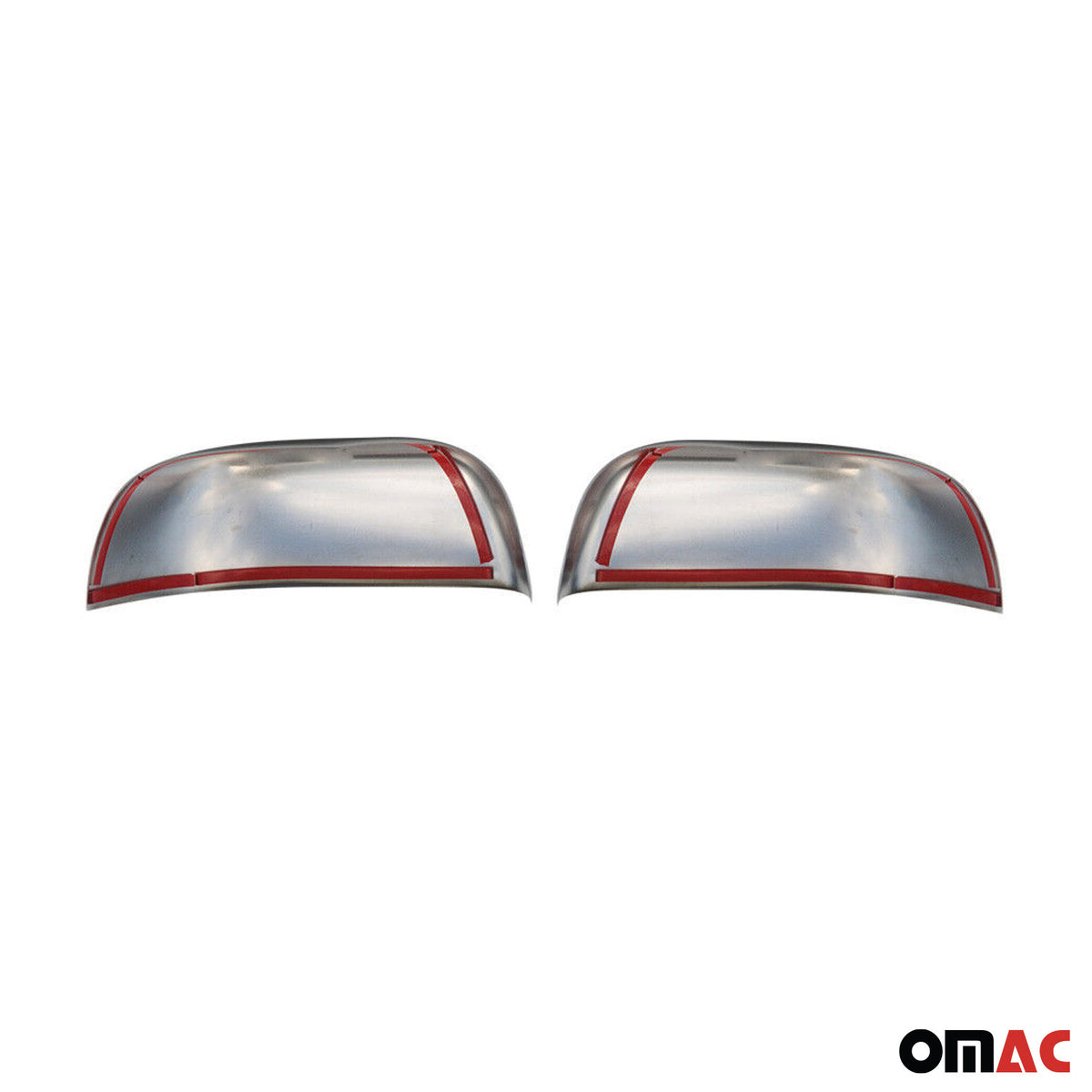 Coques de Rétroviseurs pour Dacia Duster mk1 2010-13 Pre-FL Acier Chromé Argent