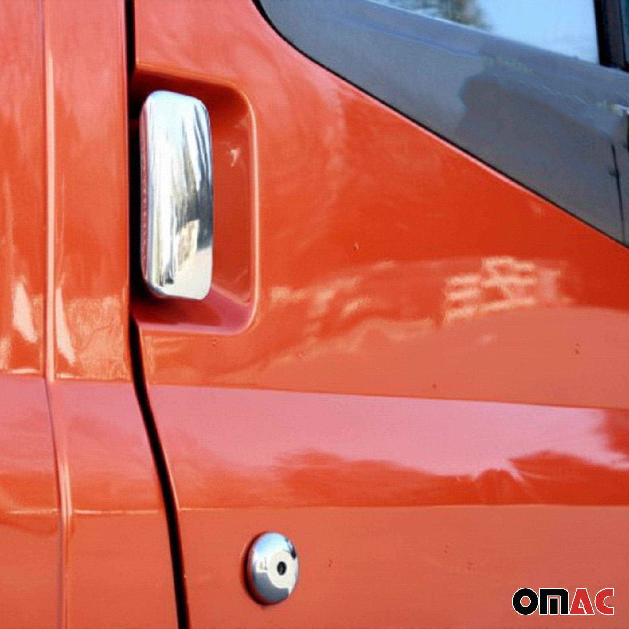 Couverture de poignée de porte pour Ford Transit 2000-2014 en Acier Inox 3Pcs