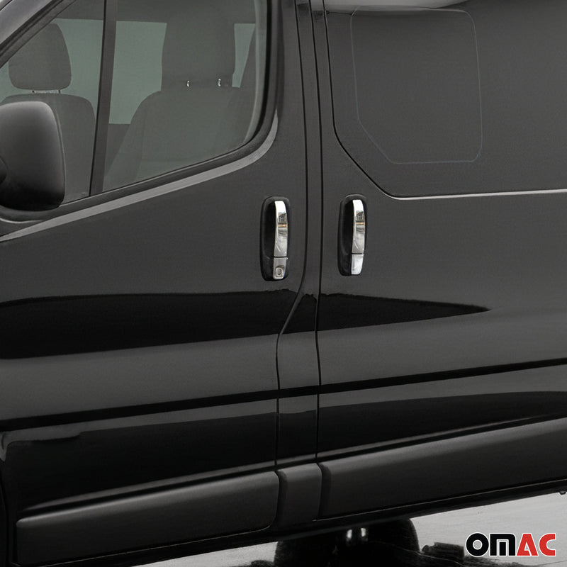 Couverture de poignée de porte pour Renault Trafic 2001-2014 en Acier Inoxy