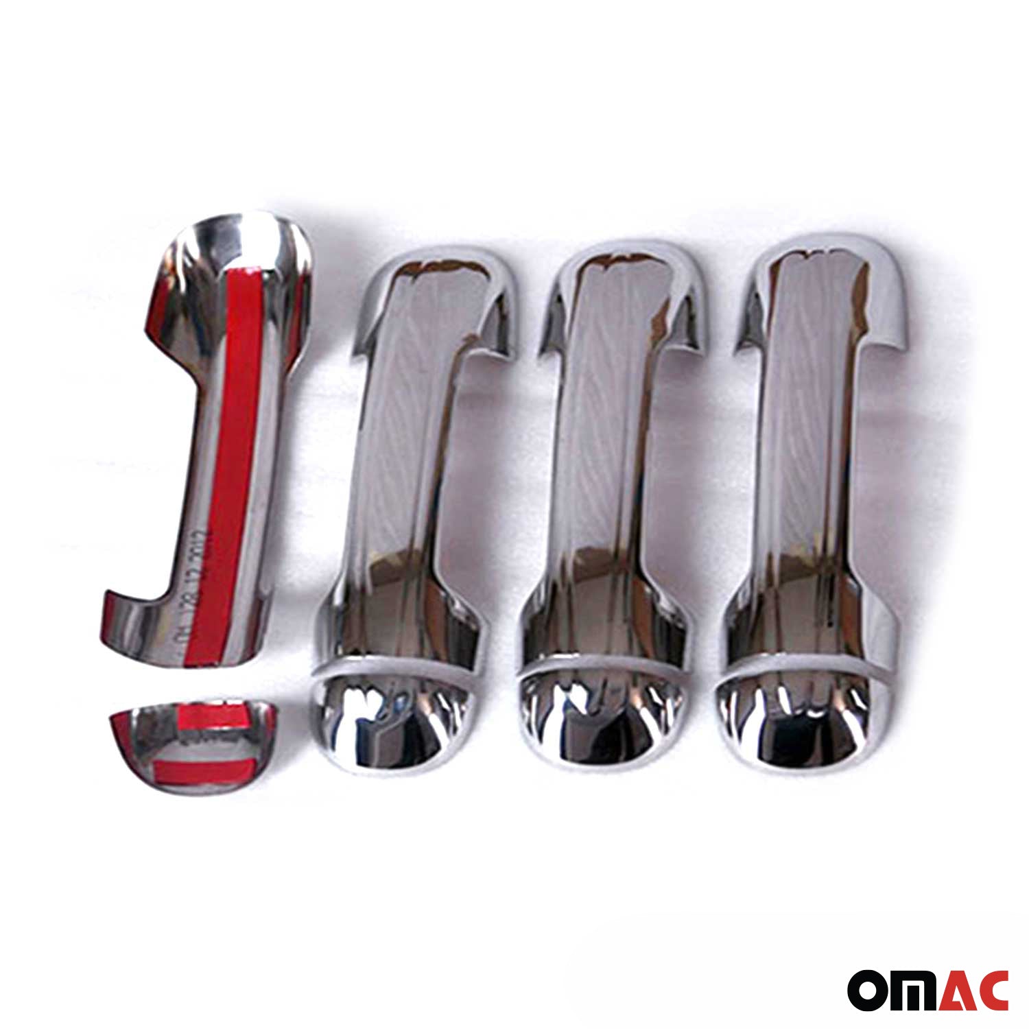 Couverture poignée de porte pour Ford Transit Tourneo Connect 2002-13 Acier 8Pcs