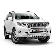 Pare-Buffle Avant Pour Toyota Land Cruiser 150 2019-2023 Acier Inox Argent