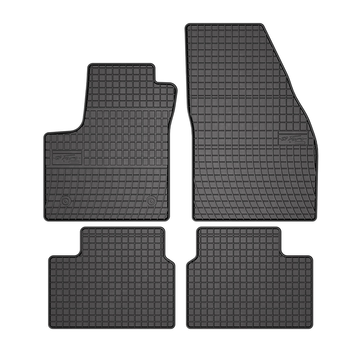 Tapis de Sol pour Opel Meriva B 2010-2017 Caoutchouc Noir