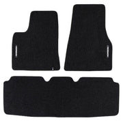 Tapis de Sol de Voiture pour Tesla Model S 2013-2026 Velours Imperméable 3Pcs