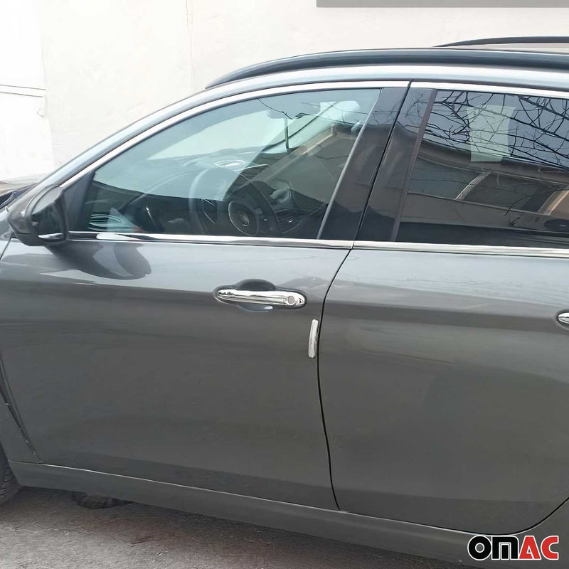Baguettes pour contour Latérales pour Fiat Tipo Kombi 2016-2025 inox chromé