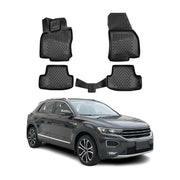 OMAC Tapis de sol pour VW T-Roc 2017-2025 sur mesure en caoutchouc Noir