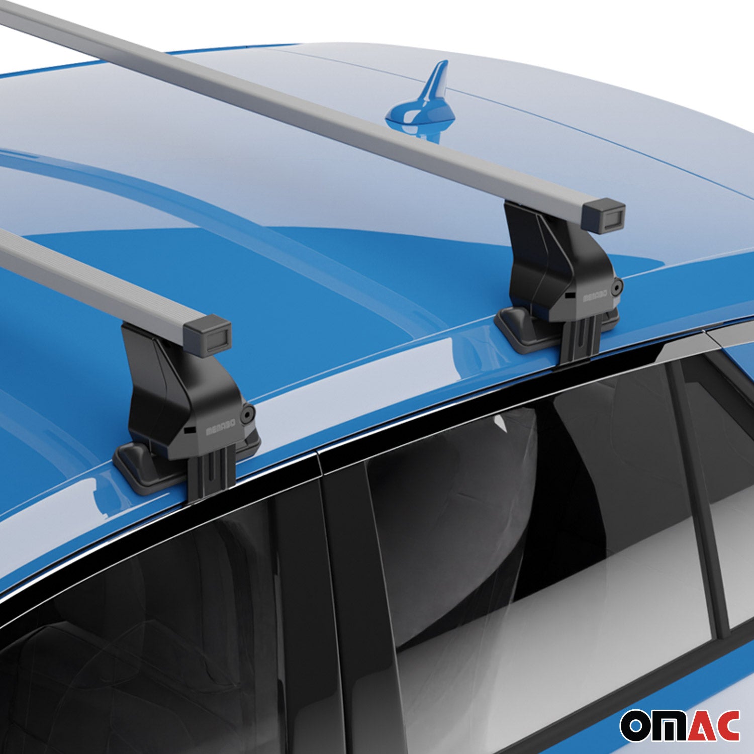 Barres de toit transversales pour Chery Tiggo 3X 2016-2026 Acier Gris