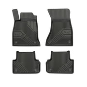 Tapis de Sol de Voiture No.77 pour Audi A5 Sportback F5 2016-2024 TPE Noir 4Pcs