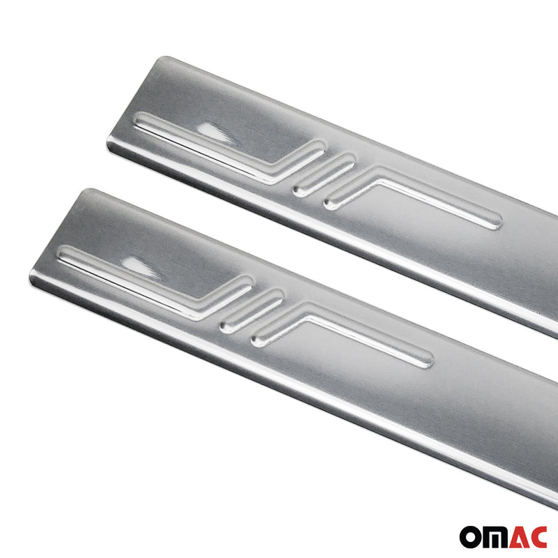 Protection Seuils de Portes pour VW Golf VI Cabriolet 2011-2016 2x Acier Chromé