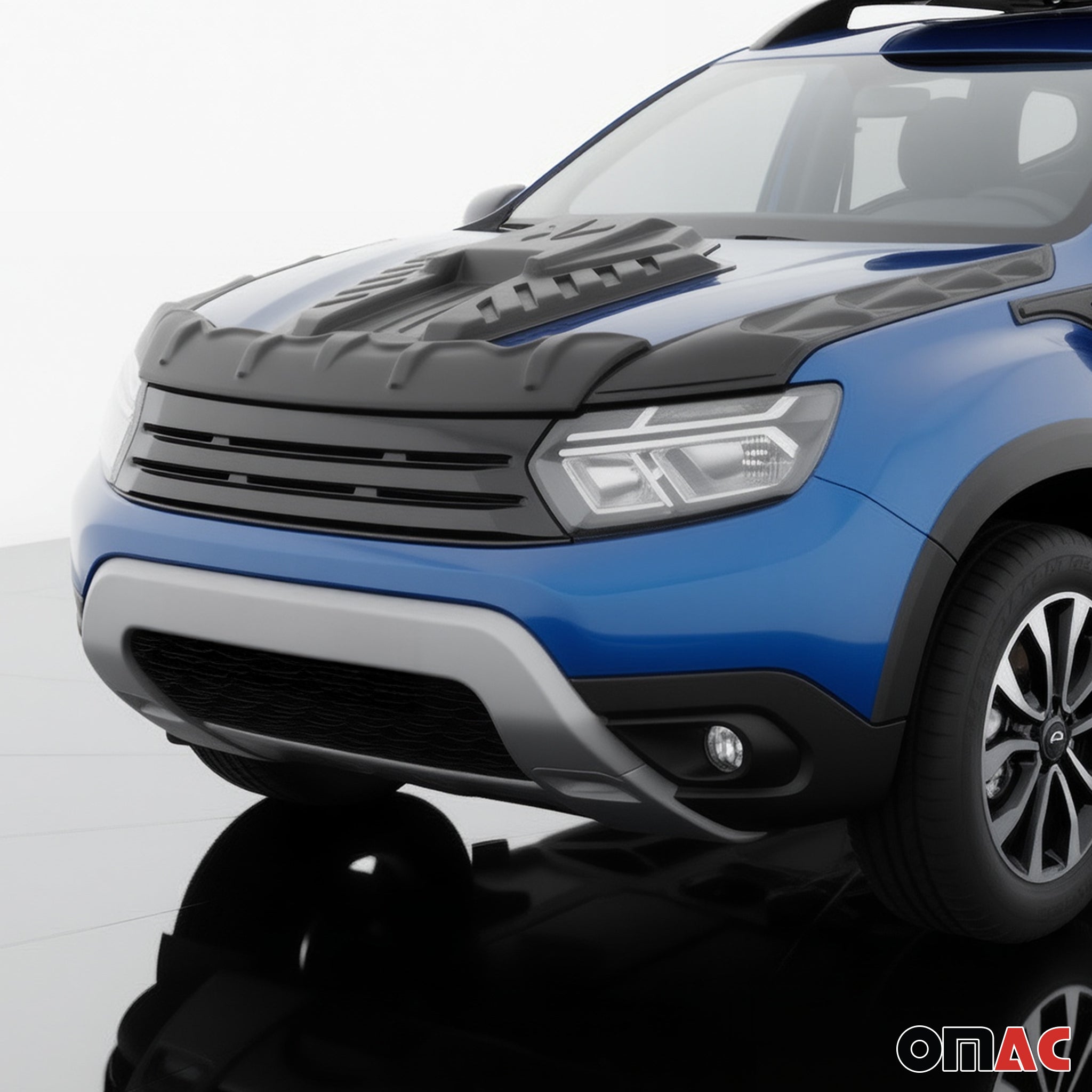 Moulure de Grille de Calandre pour Dacia Duster mk2 2018-2024 ABS Noir