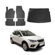 Kit Tapis de sol et coffre pour Seat Arona 2017-2026 TPE Noir