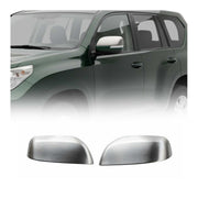 Coques de Rétroviseurs pour Toyota Land Cruiser Prado 2009-2023 Acier Argent