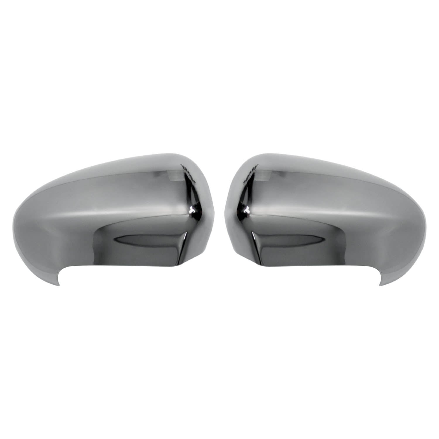 Coques de Rétroviseurs pour Nissan Qashqai +2 2007-2014 en ABS Argent