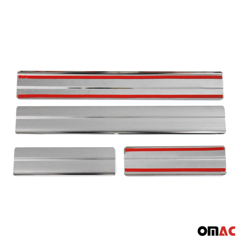 Couverture de Seuil de porte pour Mazda Cx-5 2017-2025 acier inox chromé 4 Pcs