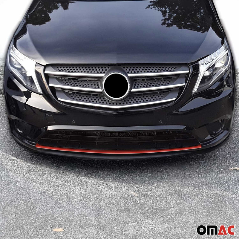 Garniture de Pare-chocs Avant pour Mercedes Vito W447 2014-2019 Acier rogue