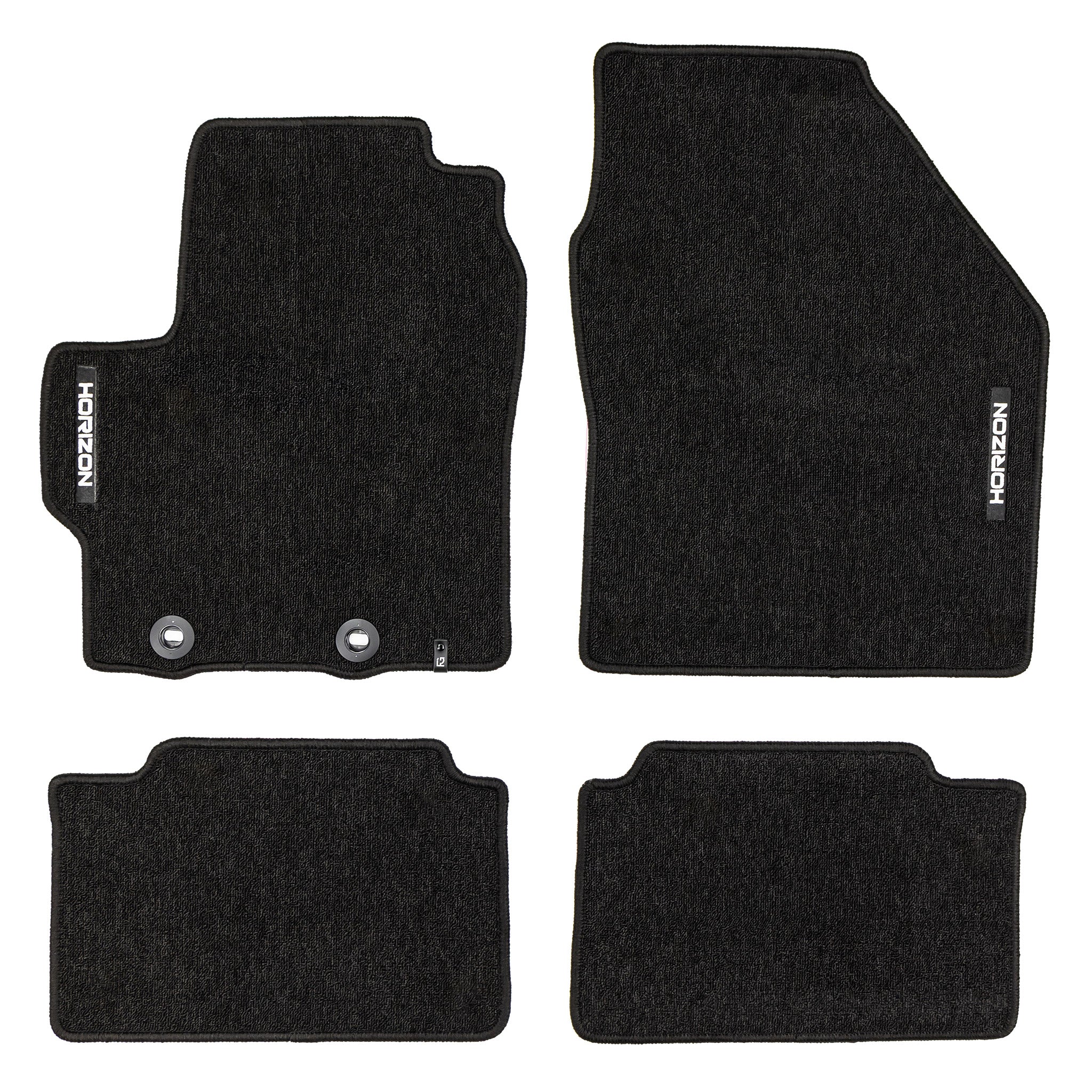 Tapis de Sol de Voiture pour Toyota Yaris Cross 2021-2026 Velours Noir 4Pcs