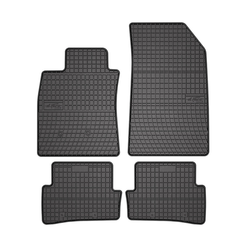 Tapis de Sol pour Renault Clio 2005-2012 Caoutchouc Noir