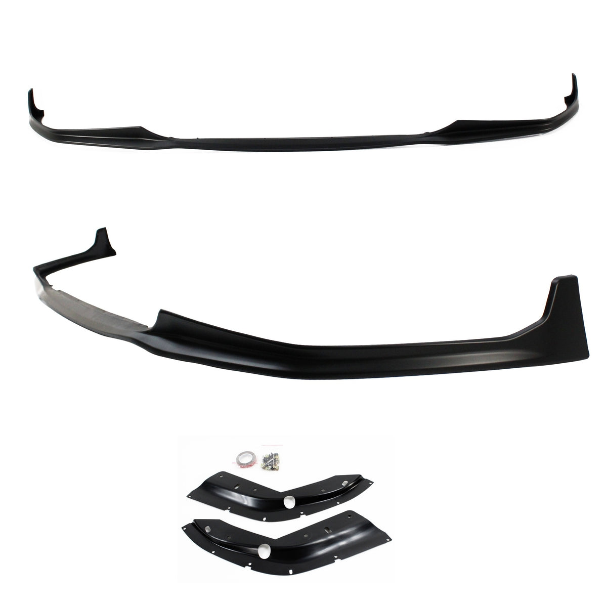 JOM Lèvre de Pare-choc Avant pour BMW Série 3 G20/G21 MT 2018- Noir Mat Sport Look