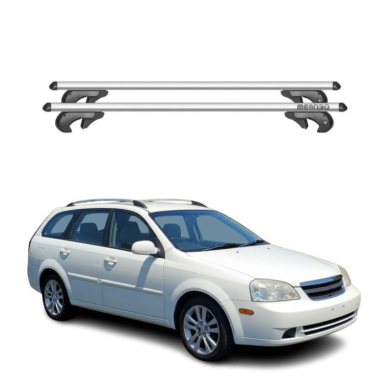 Barres de toit pour Suzuki Forenza J200 2002-2009 90kg Aluminium Gris 2x