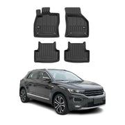 OMAC Tapis de sol en caoutchouc pour VW T-Roc 2017-2025 Noir Premium