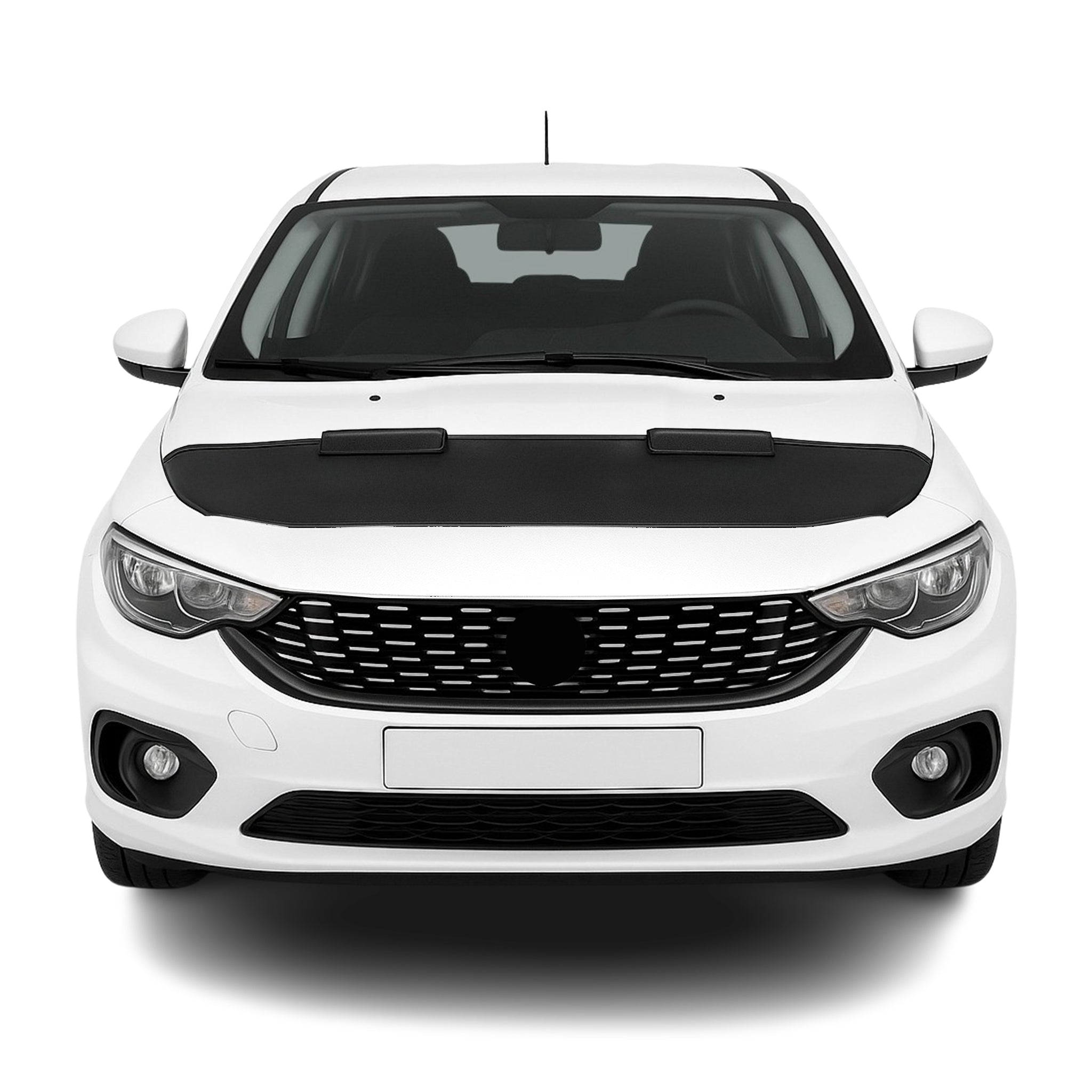 Protège Capot pour Fiat Tipo 2015-2026 Masque de voiture vinyle Noir