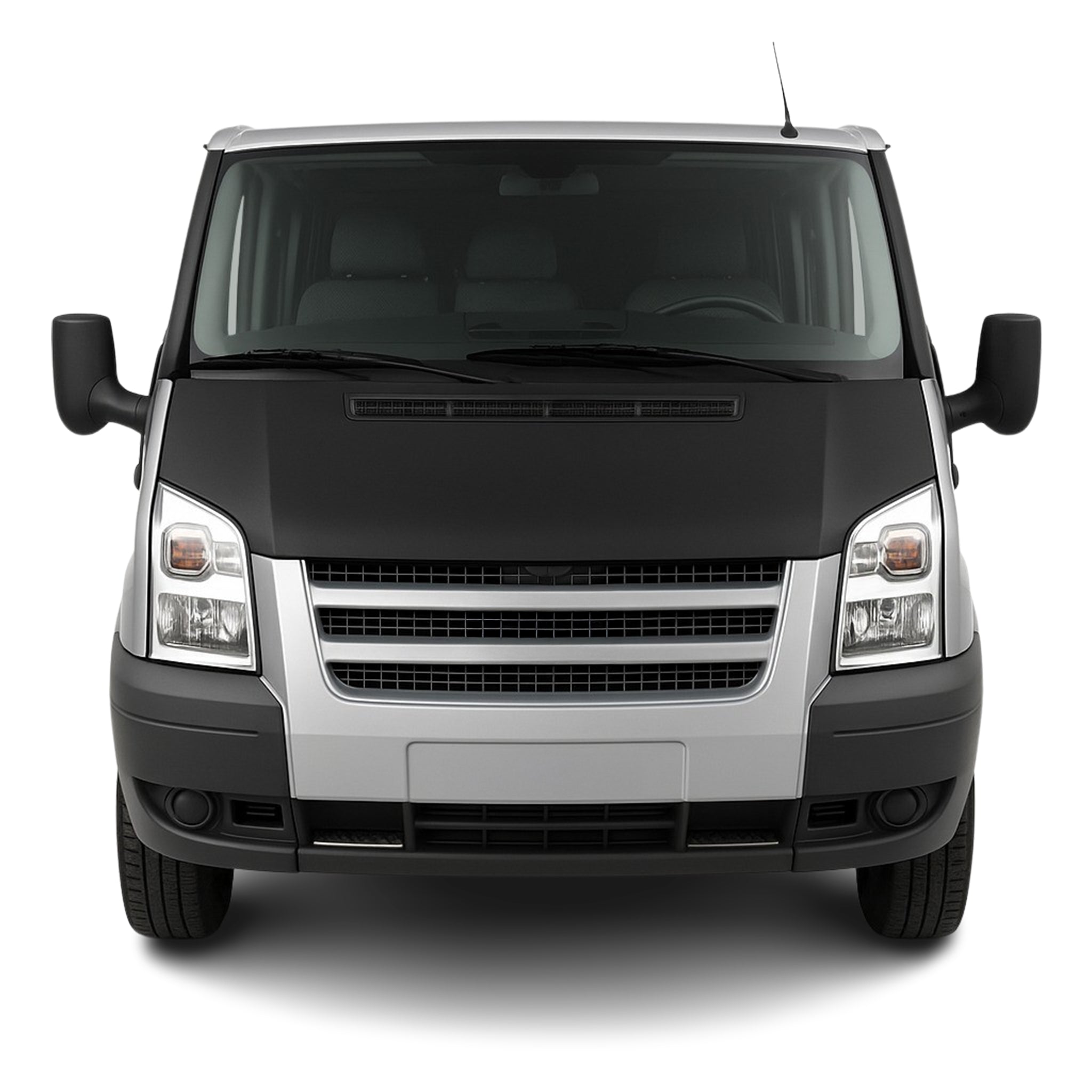 Protège Capot pour Ford Transit 2006-2014 Masque de voiture vinyle Noir complète