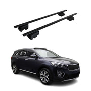 Barres de toit Transversales pour Kia Sorento 2014-2020 ABE Noir 2x