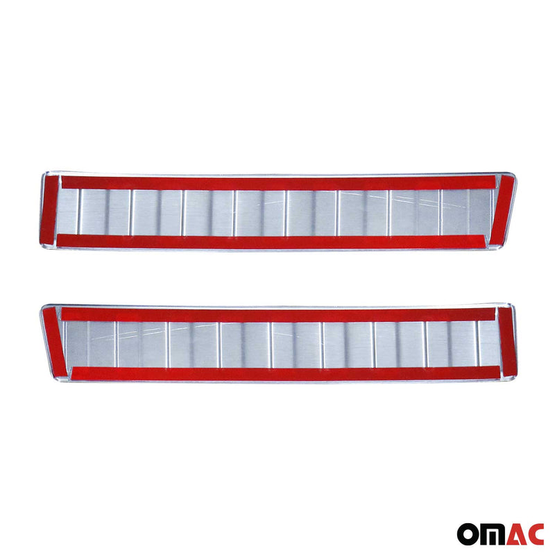 Protection Seuil de Coffre Pour Renault Kadjar 2015-2020 Acier Brossé 2Pcs