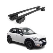 Barres de toit Transversales pour Mini Countryman 2010-2016 ABE Alu Noir