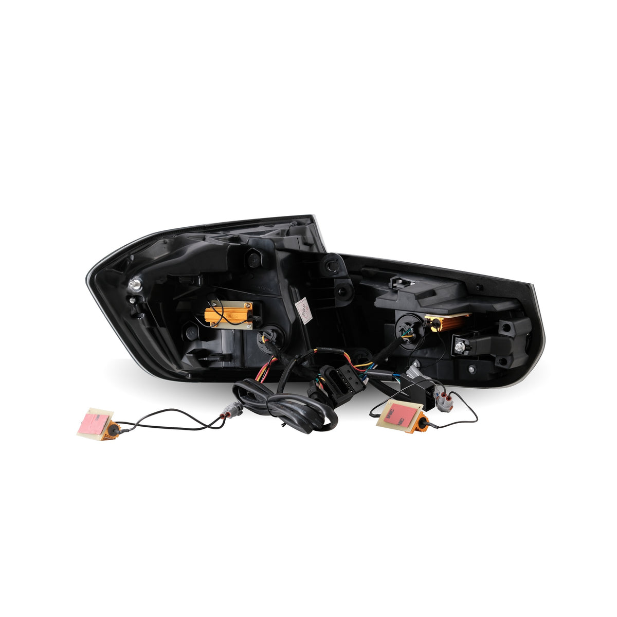 JOM OLED/LED Feux Arrière pour BMW F30 Berline 2011-2019 Rouge Foncé Fumé