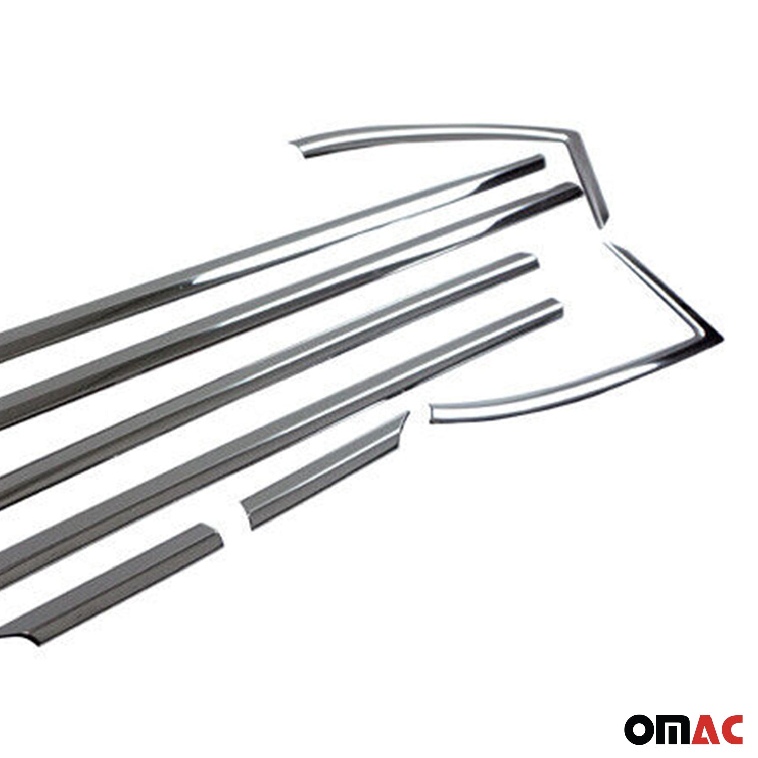 Garniture de Fenêtre pour Opel Astra K HB Acier Inox 8 Pcs