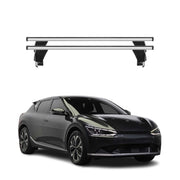 Menabo Barres De Toit Transversales pour Kia EV6 2021-2025 Gris Alu