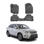 OMAC Tapis de sol pour Suzuki Vitara 2015-2024 en caoutchouc Noir
